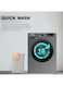 Nikai Front Load Washer, 8 Kg with 16 Programs, 1200 Rpm, Energy Saving Bldc Inverter Motor, 5 Star Rating, Steam Wash, Fully Automatic Washing Machine, NWM801FN9S, Dark Grey