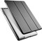 Ntech Ultra Slim Lightweight Smart Case Trifold Cover Stand With Flexible Soft TPU Back Cover For iPad Apple Air 6 Air 2 (Black)