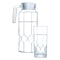 Luminarc Octime Diamond Drinkware Clear Glass 7 Pieces