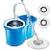 HYX Spin Mop And Bucket with Wringer Set, Floor Cleaning System, Easy Wring Foot Pedal, Stainless Steel Mop Handle For Hardwood Laminate Ceramic Marble Tile Floor Cleaning