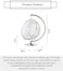 Yulan Transparent Bubble Chair Standing Indoor Swing Hanging Chair High Quality Hanging swing Transparent Acrylic Ball Bubble Chair With Stand (B) YL0T21-539