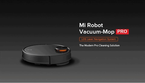 Xiaomi Mi Robot Vacuum Mop 2 Pro Black With Lds Laser Navigation, 3000 Pa Of Maximum Power And Scrubbing By Sonic Vibration Option