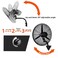 Wall Fan, Industrial Misting fan with 30&deg; Adjustable Angle and High-Speed Motor for Ultimate Cooling Comfort