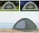 Camouflage 2 Person Tent Ultralight Single Layer Water Resistance Camping Tent with Carry Bag for Hiking Traveling