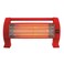 Von Vshk12Qr Quartz Heater, 2M Power Cord  Red