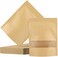 Generic Kraft Stand Up Pouch Bags, 50Pcs 20*30Cm Kraft Paper Zipper Pouch, Storage Brown Paper Bags With Zip Lock And Transparent Window
