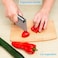 Generic Kitchen Edge Smoother And Multi-Functional for Flour, Pastry, Ice-cream, Pizza Dough and Cake Scraper Cutting Tool (30 Centimetre), Stainless Steel Material - Silver