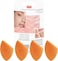 Real Techniques Miracle Complexion Sponge (Pack Of 4), Orange, 4 Sponges