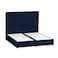 In House Alkmar Velvet Bed Frame - Single - 200x100 cm - Dark Blue