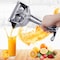 Orchid Stainless Steel Manual Juicer- Detachable &amp; Easy Clean, Alloy Fruit Hand Squeezer- Adjustable, Heavy Duty Fruit Press Squeezer | Citrus Press Juicer Lemon Lime Squeezer.