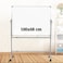 White Board With Stand Magnetic White Board for Household, Schools, and Office, 100x68cm