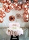 Metallic Chrome Balloons 50 Pcs 12 Inch Helium Shiny Thicken Latex Party Decoration (Chrome Rose Gold)
