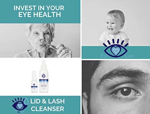 Eye Love Heyedrate Lid And Lash Cleanser For Eye Irritation And Eyelid Relief, Gentle Hypochlorous Acid Eyelid Cleansing Spray By (1 Ounce)