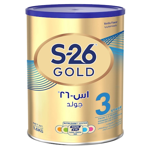 Wyeth Nutrition S-26 Gold Progress Stage 3 Growing Up Milk Formula 1.6kg