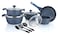 Prestige Essentials Granite 12 Piece Non-Stick Cast Aluminium Cookware Sets Blue