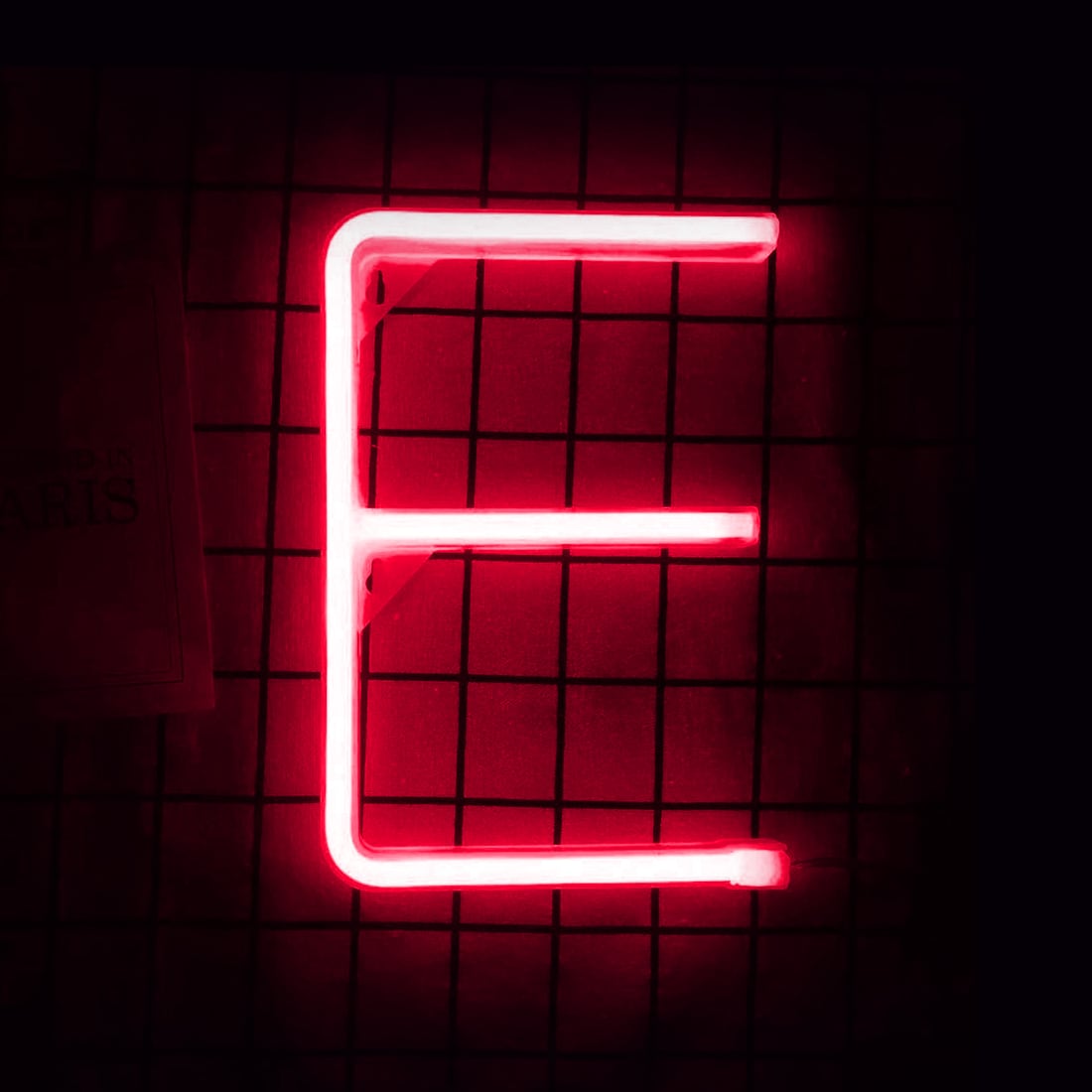 Buy LED Neon Flex Letter Light E 30x21cm Online | Carrefour UAE
