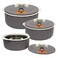Jaypee Microsmart Casserole With Lid Set Grey 3