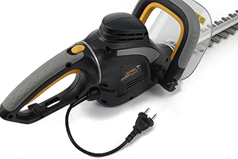 Alpina Italy 500W 50 cm Electric Hedge Trimmer with 22mm Blade Gap for Garden &amp; Hedges, Black/Grey, AHT 500 E