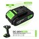 Letton - LED Work Light Cordless Impact Driver Kit Black/Green