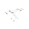 Vileda Surprise Extendable X-Leg Indoor Cloth Dryer Silver 20m