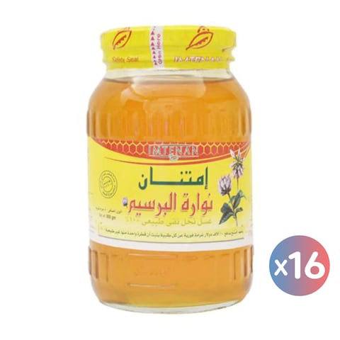 عسل طبيعي امتنان - 450 جرام * 16 قطعة