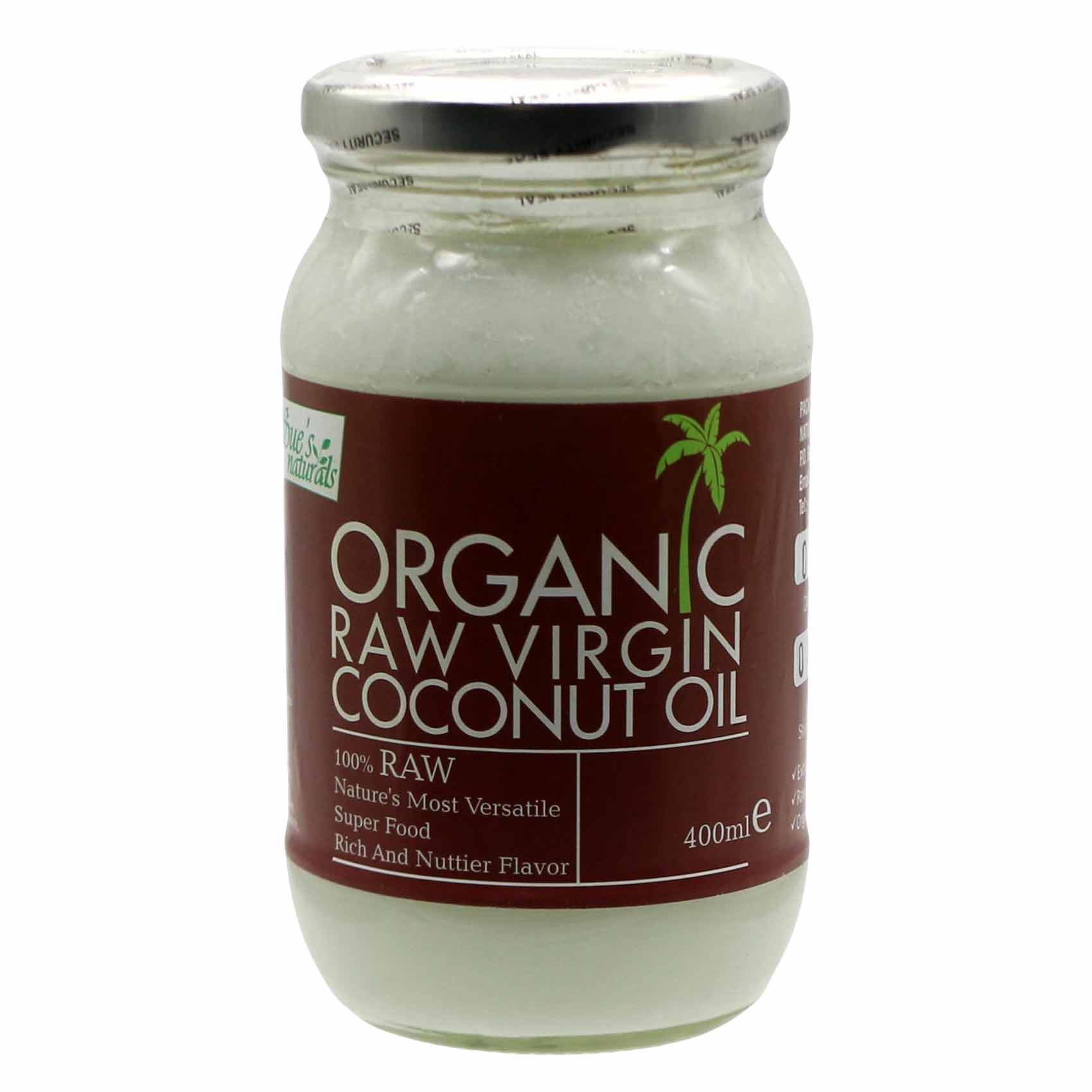 Sues Organic Raw Virgin Coconut Oil 400g