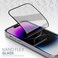 Moxedo Lite Crystal-Clear Magnetic Case Wireless Charging Compatible with 9H Tempered Glass Screen Protector Compatible for iPhone 14 Pro Max