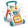 FITTO Baby Walker Anti- Rollover Sit-to- Stand Walker with Music and Walking Toys