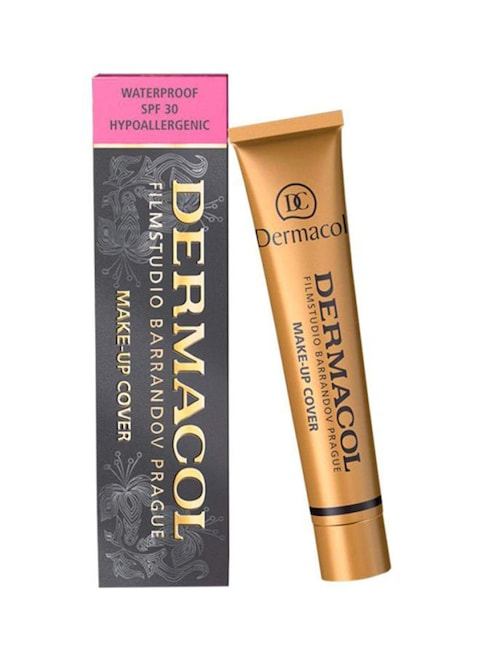 Dermacol High Coverage Waterproof Foundation Cream With Spf 30 Light Beige 210