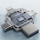 Yesido FL15 4 in 1 64 GB USB Flash Drive, Lightning, Mirco USB, Type-C