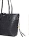 AMICA Zaila Embossed Monogram Design Tote Bag Suitable for Work / University / Travel  in Black