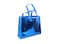 Reusable Non-woven Fabric Grocery Tote Bag with Handle - 40x12x32cm Blue