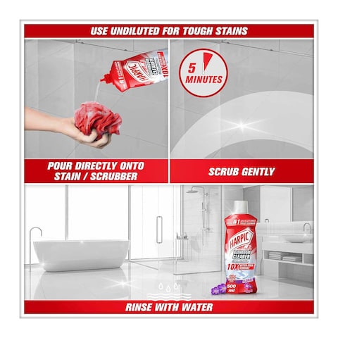 Harpic Bathroom Cleaner, Floral - 500 ml