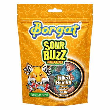 Borgat Sour Buzz Filled Bricks 75g