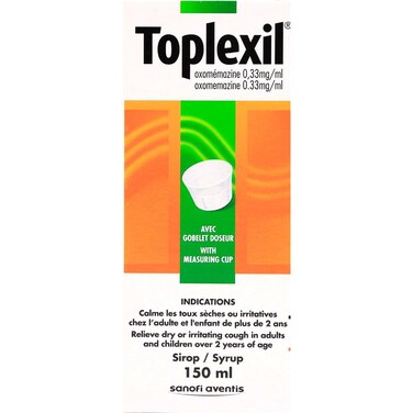Buy Toplexil Syrup 150ml Online | Carrefour UAE