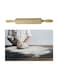 Generic Wooden Rolling Pin Beige 35X4.5Centimeter