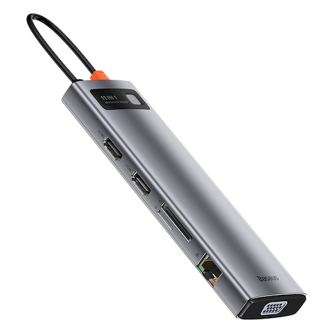 Baseus 11 in 1 USB C Hub Docking Station Adapter with 4K HDMI Power Delivery for MacBook Pro Surface Pro iPad Pro and Other Type C Devices Online Carrefour UAE