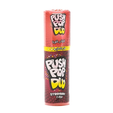 Bazooka Push-Pop Strawberry &amp; Cola 15g