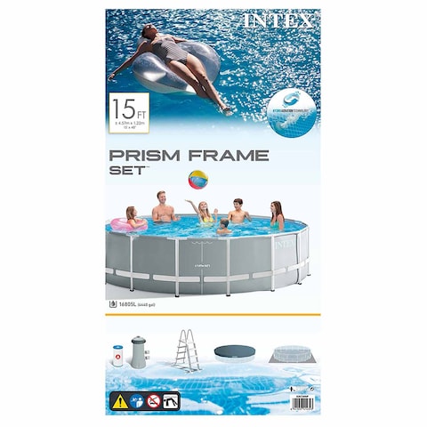 Intex Round Detachable Swimming Pool With Filter - 457 x 122 Cm
