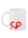 Digimon Printed Mug White/Red 12ounce