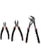 Tactix 3-Piece Pliers Set, Plier 190mm 7 1/2 In Waterpump Plier 250mm 10 In Cutter 160mm 6 In