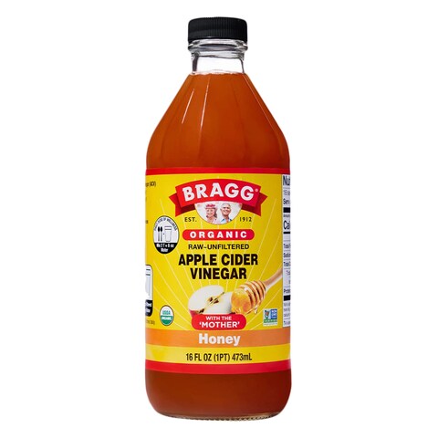 BRAGG A/CIDER VINEGAR HONEY 473M