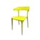 Jilphar Furniture Polypropylene Indoor/outdoor chair JP1034E,Yellow