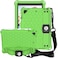 Remson Apple iPad 9.7 (2017/2018) Honeycomb Stand Handle Shockproof Drop Protection With Shoulder Strap Back Case Cover (Green/Black)