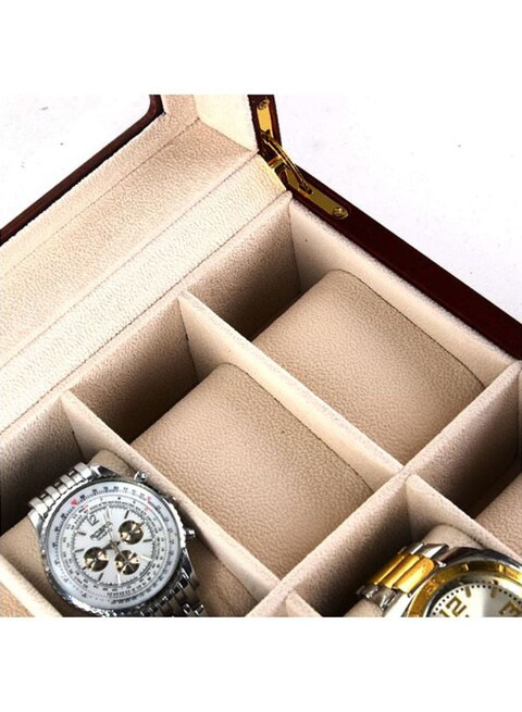 Generic 10 Slot Wooden Watch Box (SNO-24)