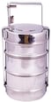 Raj Steel Bombay Tiffin 3 Tier