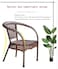 Generic Outdoor Furniture Set Patio Furniture Garden Furniture Clearance Rattan Garden Furniture Sets Corner Sofa Coffee Table Patio Conversation Outdoor(4 Piece Set Table Chair) Yl21011-369