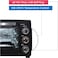 Nobel 35 Litres Electric Oven With 3 Knob Control &amp; 60 Minutes Timer With Bell, Rotisserie &amp; Inner Lamp, Heat Resistant Tempered Glass 1500W NEO36 Black