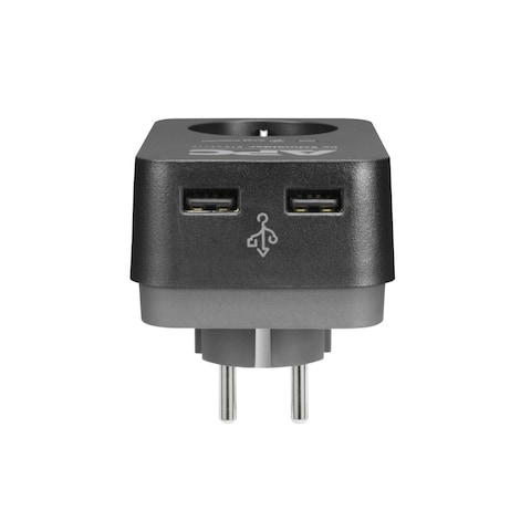 APC Essential SurgeArrest - 1 Outlet - 2 USB Ports - 230V - Black