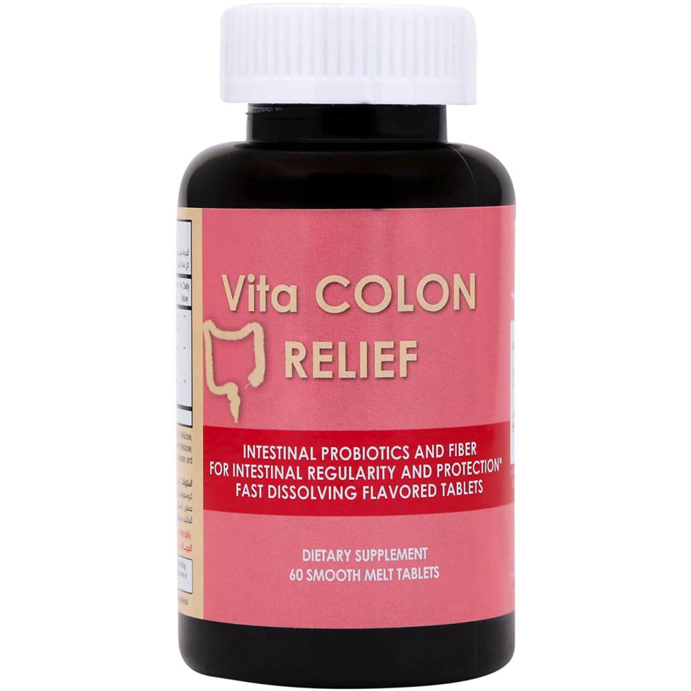 Buy Vita Colon Relief Smooth Melt Tablets enhance the intestinal wall ...